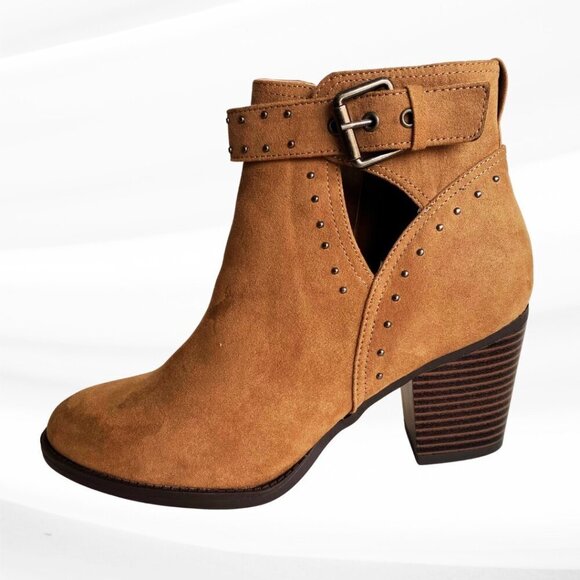 NWOT Market & Spruce O'Hara Studded Bootie, Tan, Size 9 - Picture 13 of 13